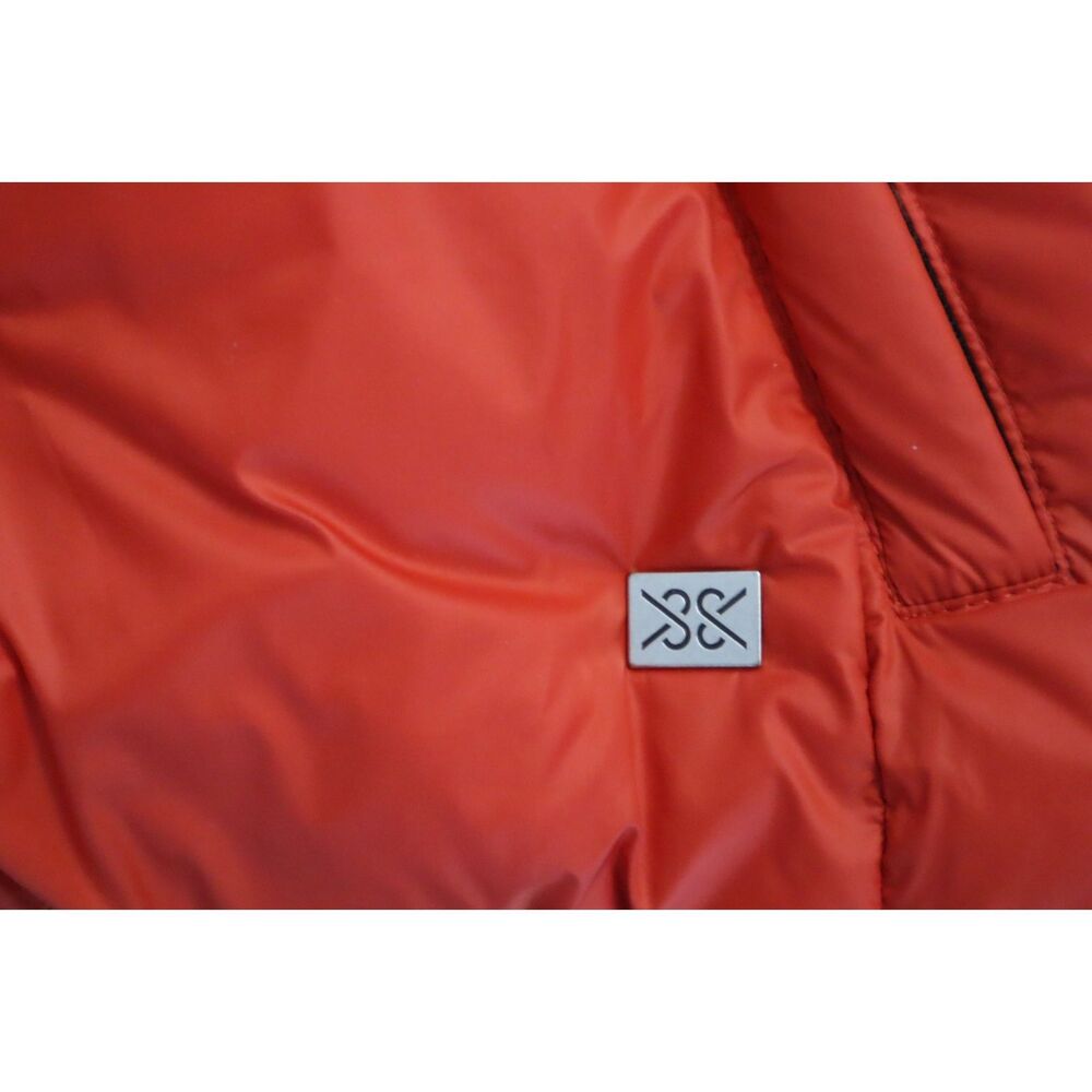 Soia & Kyo Women's Sz M Spice Orange Deanna Down Relaxed Fit Puffer Vest - Picture 7 of 15